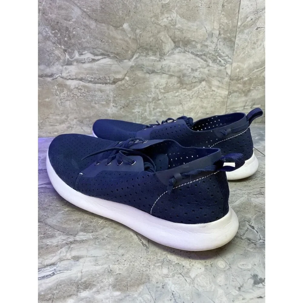 Steve Madden Men's 9 Blue Suede P-CHYLL Perforated Low Top Sneakers - Picture 3 of 9